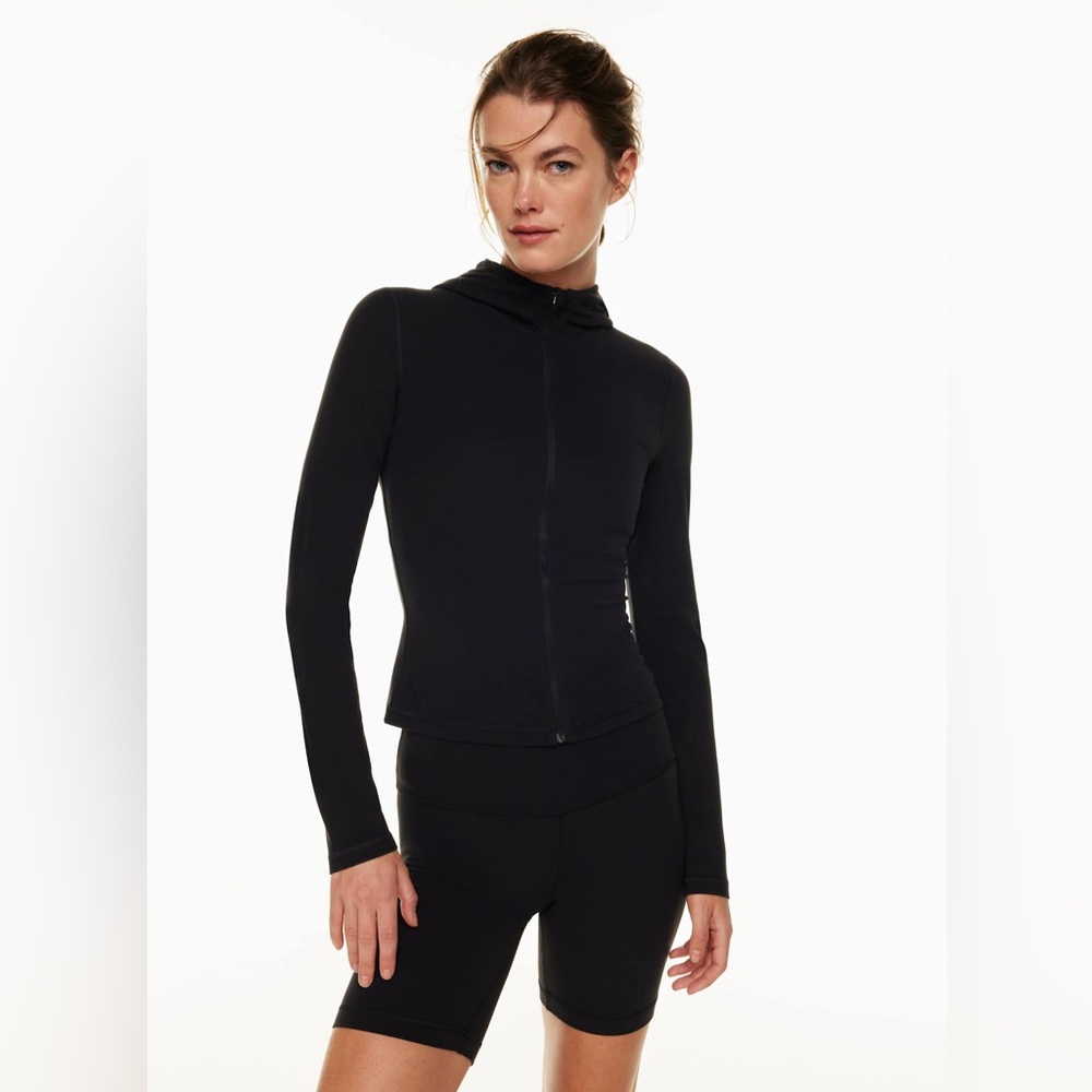TnaBUTTER™ Limit Zip Hoodie in Black - Women’s Medium